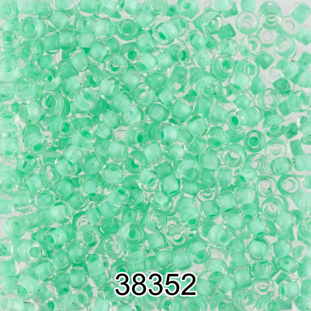Бисер Preciosa круглый 10/0, 2.3 мм, 500 г, 38352 (Ф608) св.зеленый