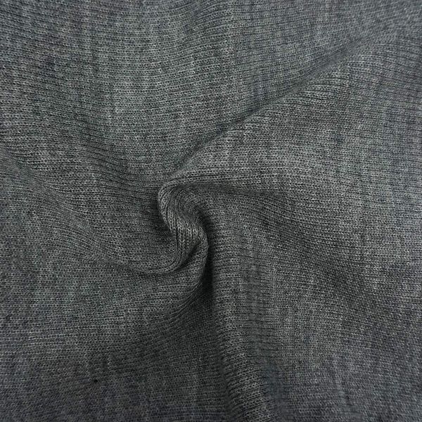 Трикотажное полотно тонкое по кругу (для шапок), 12 кл, 20 см, в 2 сложения, 2.9 м, цв.161/м св. маренго