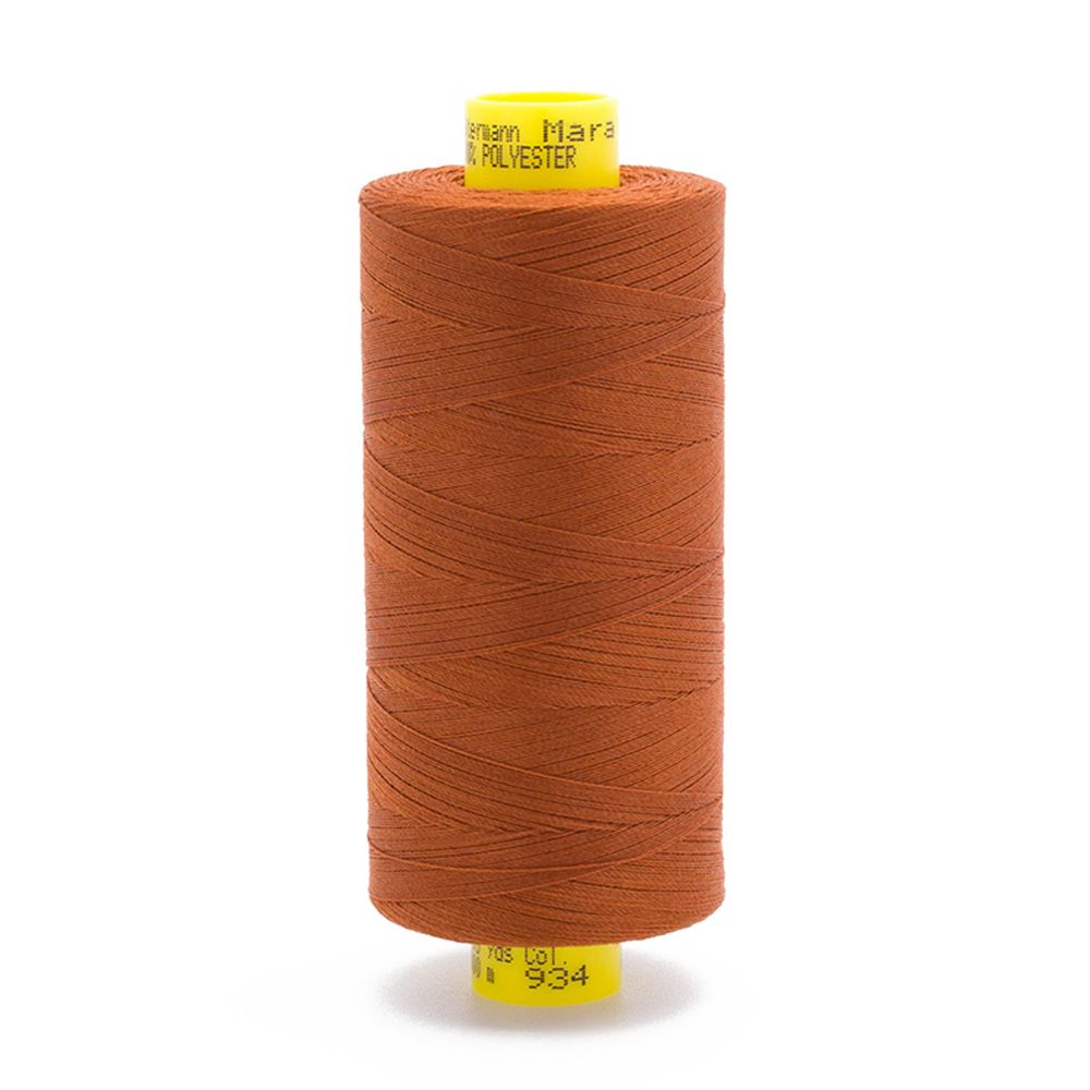 Нитка универсальная Gutermann Mara 120/2, 1000 м, 700207, 934 коричнево-терракотовый, 1 катушка