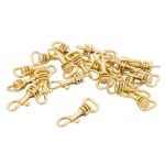 Карабин металл 10.0 мм (14х32 мм), цв.золото, 20 шт