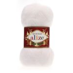 Пряжа Alize (Ализе) Kid Royal / уп.5 мот. по 50 г, 500м, 055 белый A