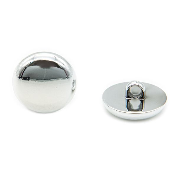 Пуговицы на ножке 34L (21мм) (Silver (серебристый)), 36 шт