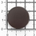 Пуговицы на ножке металл 40L (т.коричневый), 24 шт