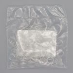 Кольца для бюстгальтера пластик ⌀8.0 мм, прозрачный, 100 шт, 512073-2