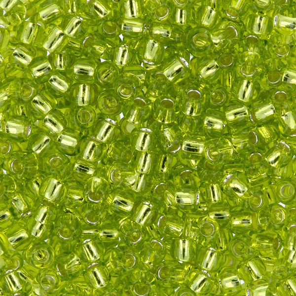 Бисер Toho 11/0 круглый (2.2 мм), 25 г (5х5 г), 0024 салатовый