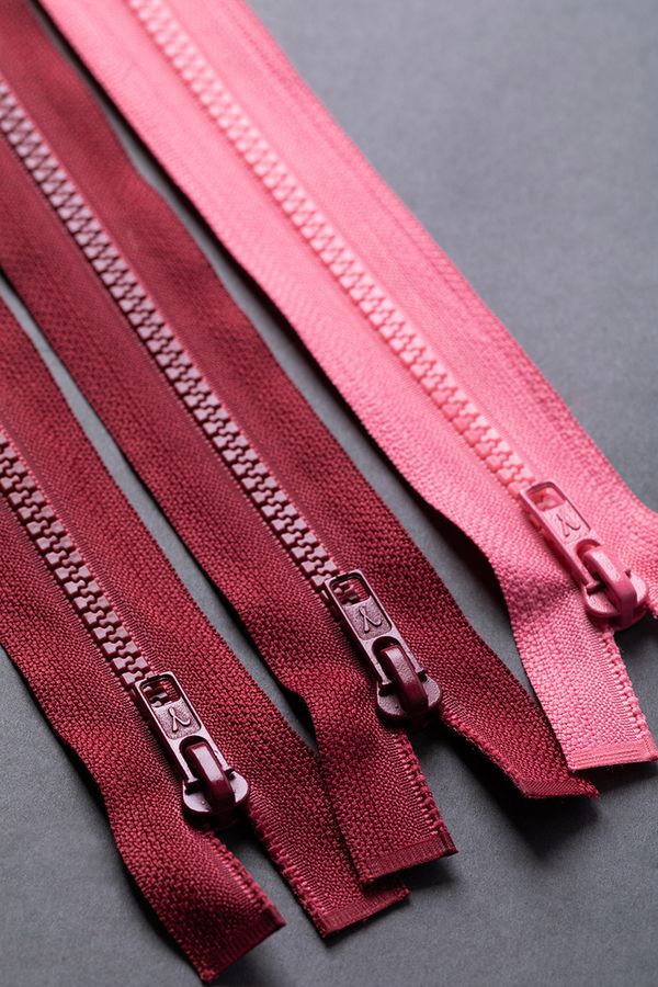 Молния трактор Т5 (5 мм) 2 зам., разъем., 85 см, 173 бордовый, G3052 Gamma, 10 шт