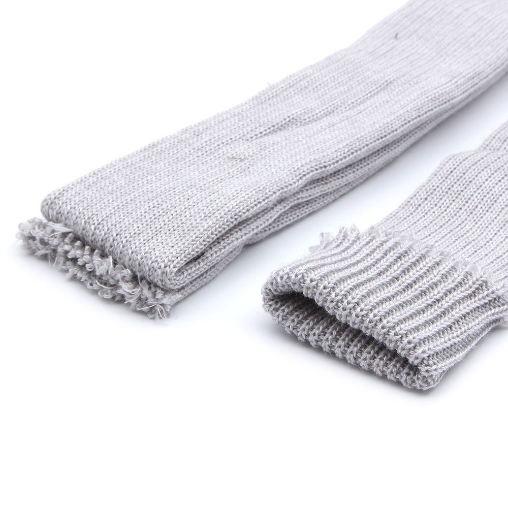 Манжеты трикотажные рукава 7.0 см / 3 метра, плотные, 890 серебро