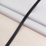 Лента атласная 2-сторонняя 12.0 мм / 22.86±1 метров, C1112 черный, 6102-0002, Globus