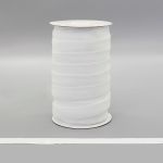 Лента бархатная (тесьма) 20.0 мм / 32.9±2 метров, 0081-1901 (8501 белый)