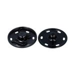 Кнопка пришивная металл ⌀25.0 мм, 10 шт, 02 черн.никель, Gamma KL-250