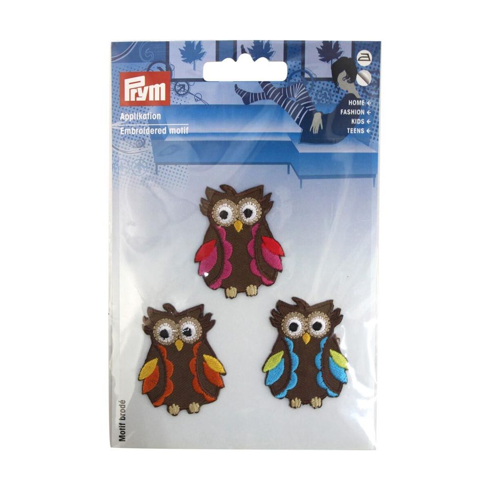 Термоаппликация Совы, 3 шт Prym 924219