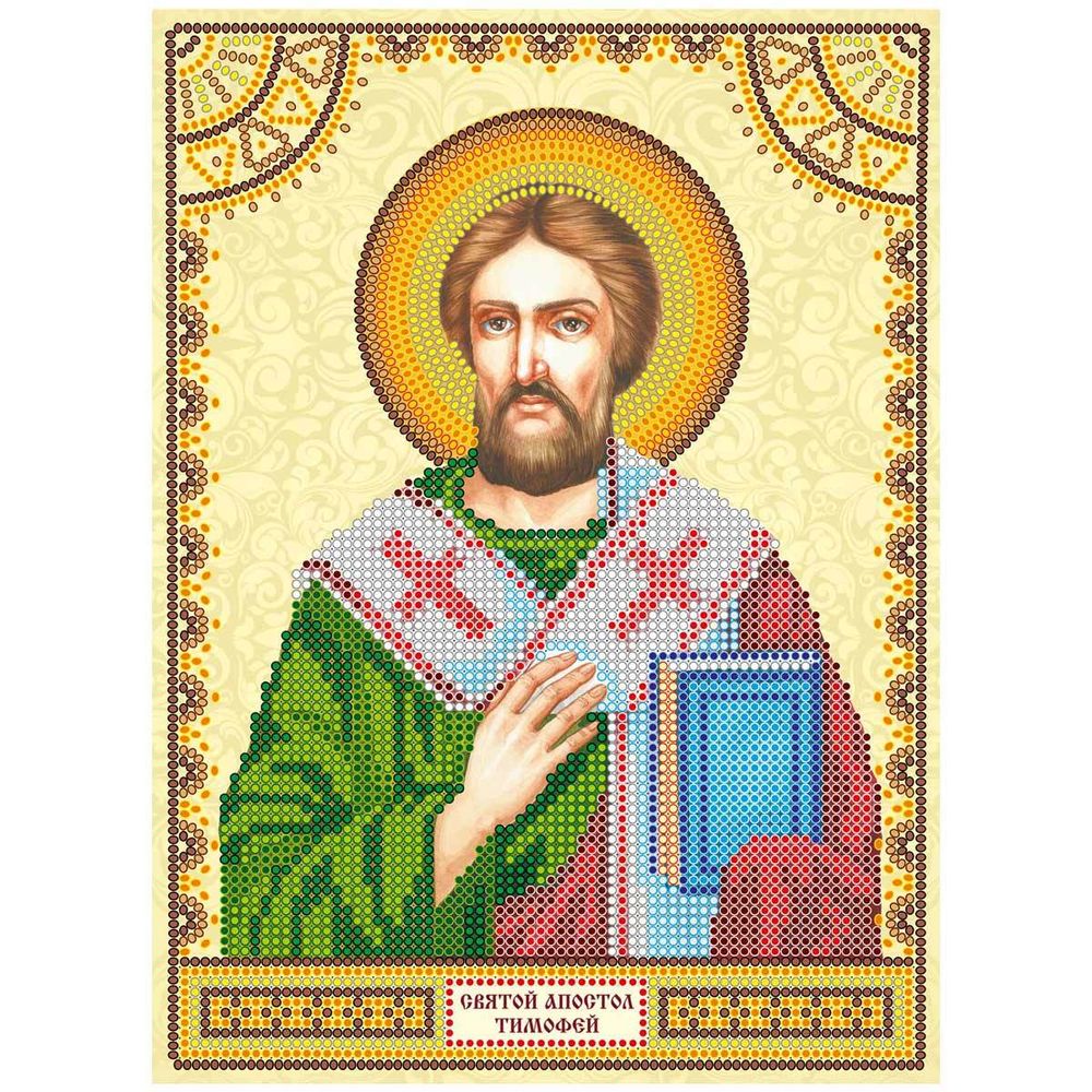 Рисунок для вышивания бисером Абрис Арт, Святой Тимофей 17х23см, ACK-075