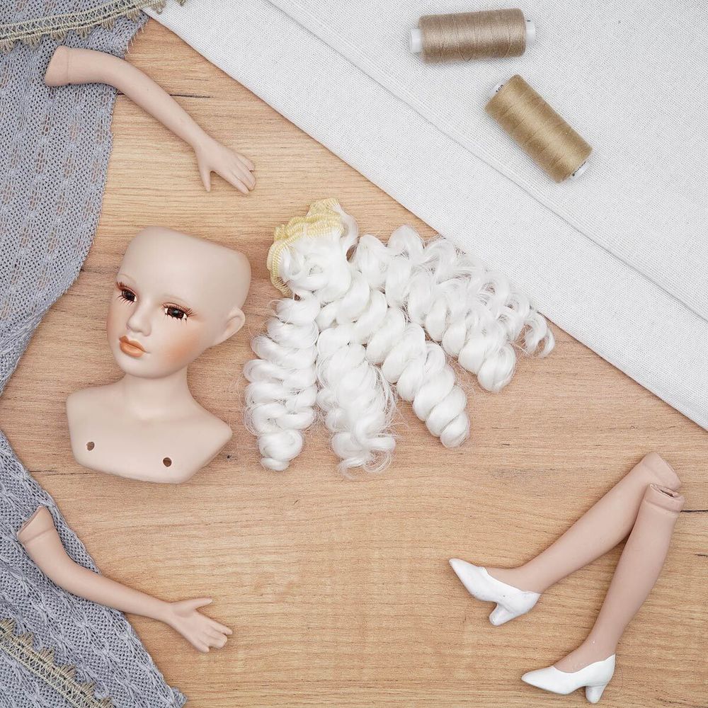 Трессы Элит кудри №38 1001, длина волос 38см, ширина 100 см, 1шт, 26455