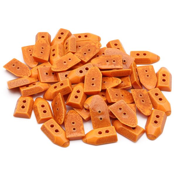 Пуговицы детские Карандашик 36L (23мм), пластик (оранжевый), 50 шт, Б30(3.02-1474-23)