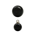 Пуговицы на ножке 16мм (Black (черный)), 24 шт