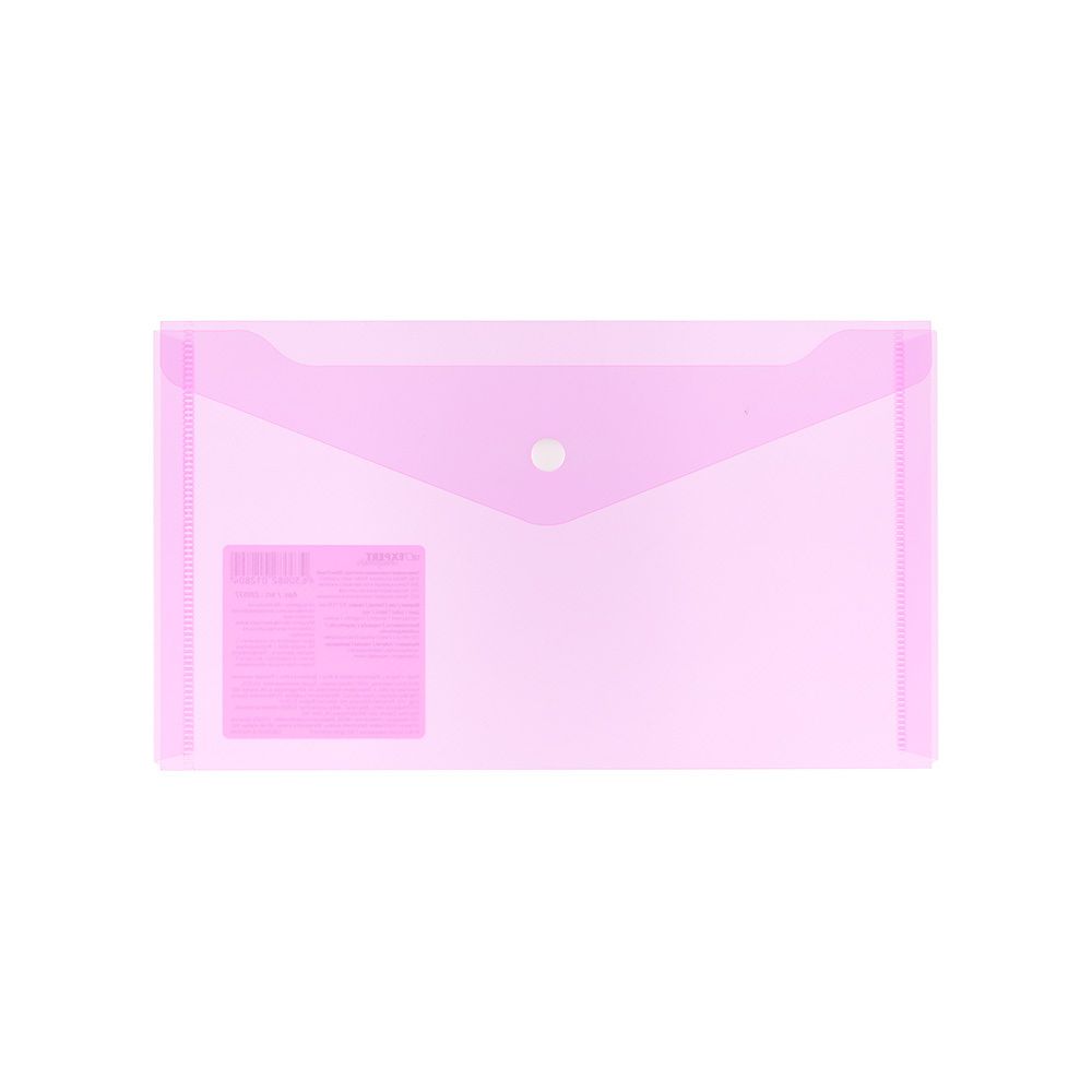 Папка-конверт с кнопкой travel 180 мкм диагональ 12 шт, фиолетовый 220577, Expert Complete
