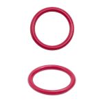 Кольца для бюстгальтера пластик ⌀15.0 мм, C520 т.красный, 100 шт