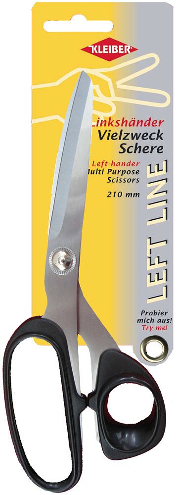 Ножницы Kleiber Left line многофунциональные для левшей 21см, цв.черный 921-55