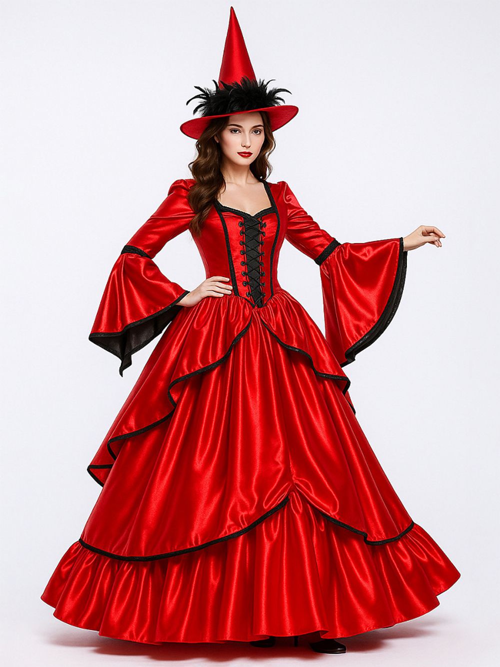 Атлас сатин 67 г/м², 150 см / 100 метров, арт.AS.04 цв.красный