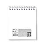 Артбук (Скетчбук), блок черный, жесткая подложка, 120 г/м², 166х175 мм, на гребне 30 л. 2 шт, Кот Чародей 01938, Светоч А306