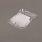 Перья на ленте Страус шир. 8 см, арт.FBY-08-01, цв.белый уп.2м