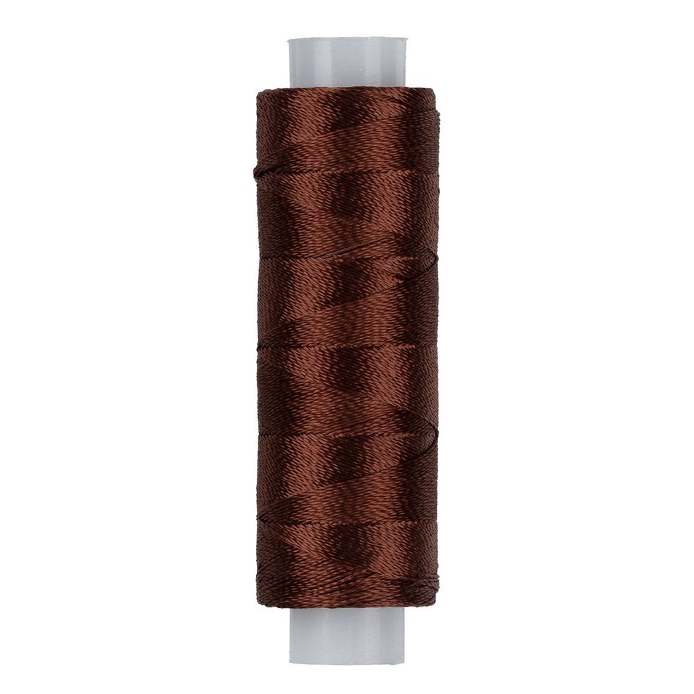 Нитки вышивальные Gamma V150/2, 10х200 ярдов, 3222 шоколадный