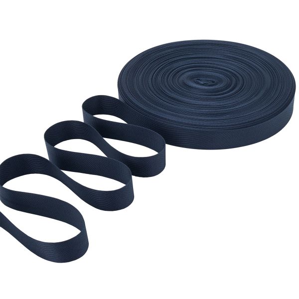 Стропа (ременная лента) 25 мм / 45.72 метра, [11.19 г/пог.м], 01 индиго, 3Al356