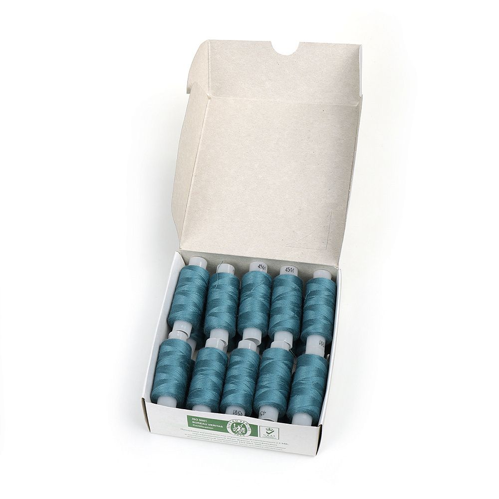 Нитки армированные ПНК им.Кирова 45ЛЛ, бытовые, 200 м / 20 кат., 2611 зеленая бирюза