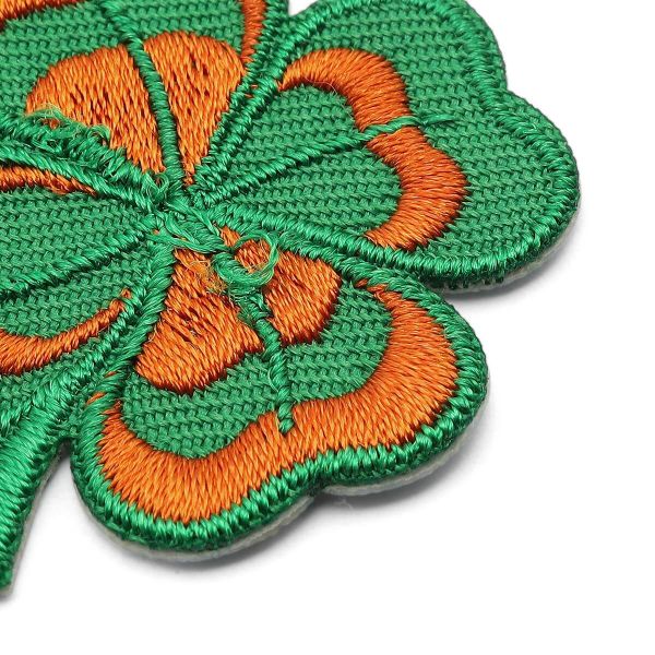 Термоаппликация Клевер, 4.3х3.6cm, зеленый, Hobby&Pro