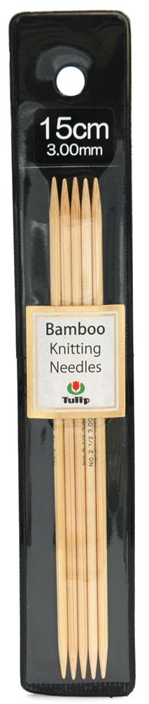 Спицы чулочные Tulip Bamboo ⌀3 мм, 15см, KND060300