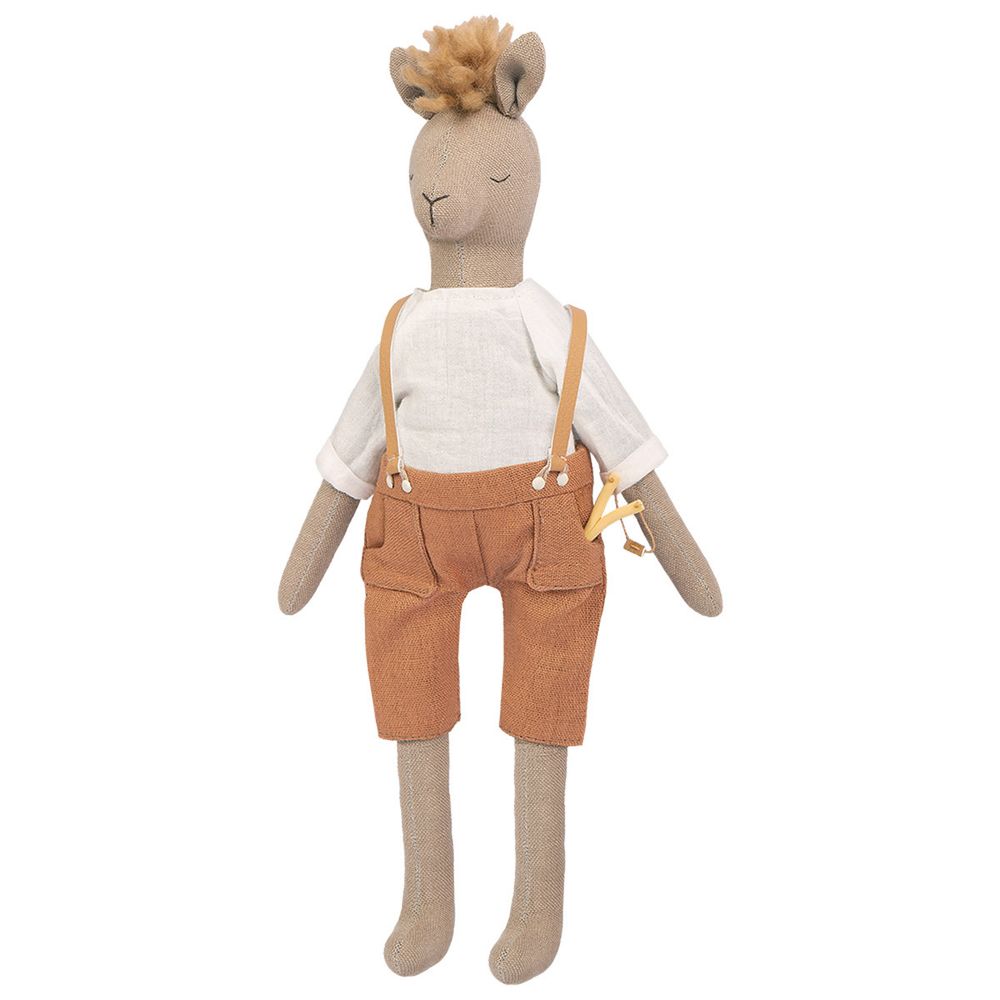 Набор для шитья игрушки Лама Густав 29 см, Miadolla CN-0356