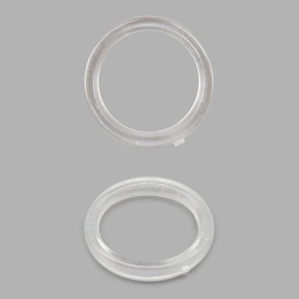 Кольца для бюстгальтера пластик ⌀8.0 мм, прозрачный, 50 шт, 6K/8.0, Arta