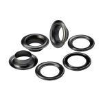 Люверсы металл ⌀11.0 мм (внутр.), чер.никель, 50 шт, BIG