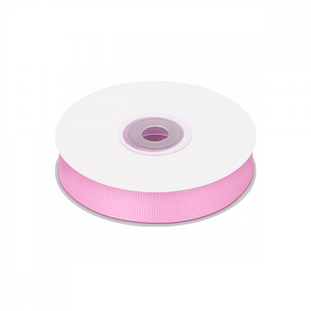 Лента репсовая (в рубчик) 20.0 мм / 22.8±1 метра, F133 розовый, Magic4Hobby