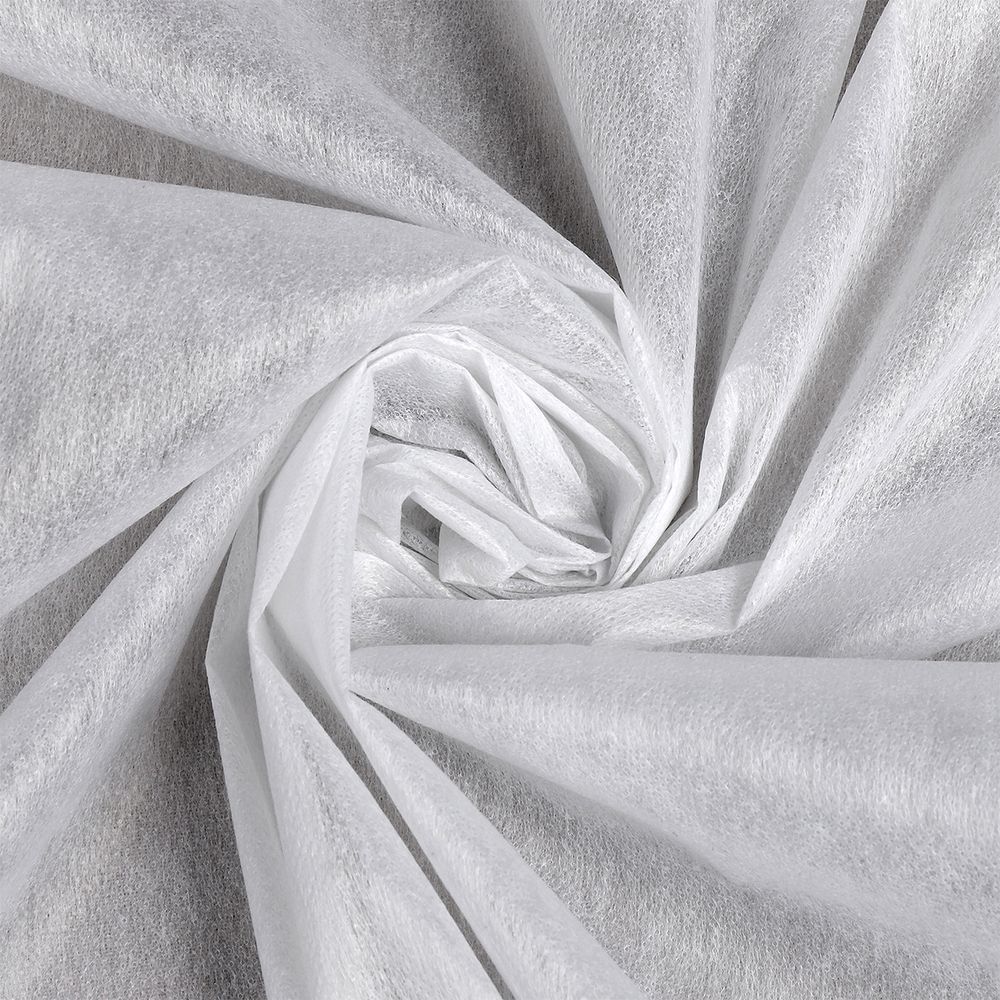 Флизелин клеевой точечный 35 г/м², цв.белый, шир.90см, 100м