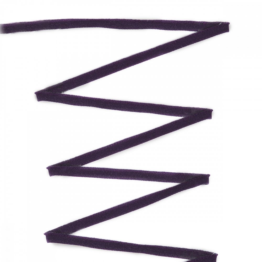 Резинка бельевая (окантовочная) блестящая 6.0 мм / 20 метров, 856 ежевичное вино, Lauma