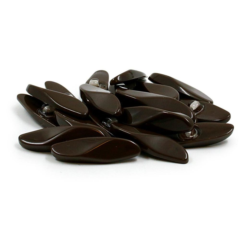 Пуговицы на ножке (3.01-203-45) (т.коричневый), Б25, 20 шт