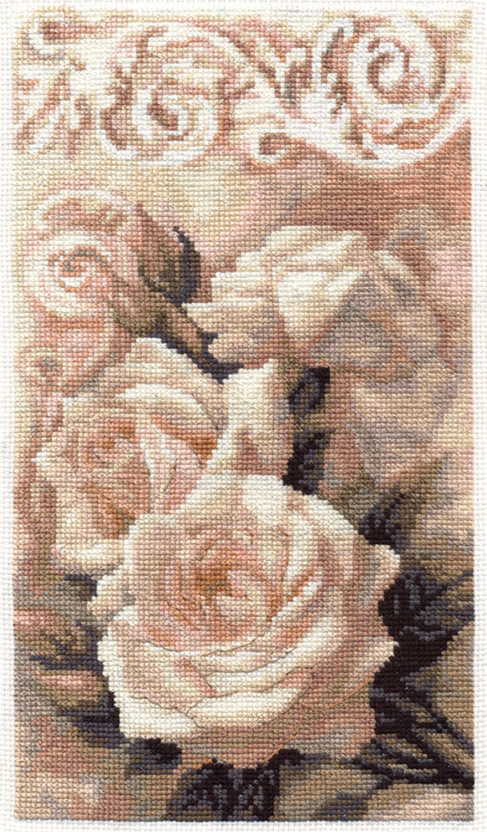 Набор для вышивания нитками Panna, Романс, 14х25,5 см