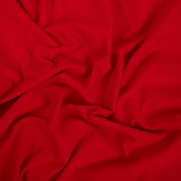 Кулирка 150±5 г/м², 40/1 Comp.Penye FULL LYC, 170 см / 10 метров, 106 красный/red, Gamma GCM