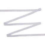 Резинка бельевая (ажурная) 10.0 мм / 50 метров, св.серый, 0310/49