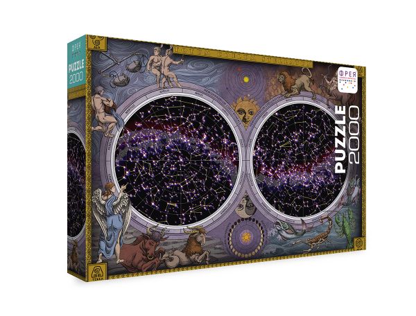 Пазл 2000 элементов, Карта звездного неба, PZL-2000/06, Фрея