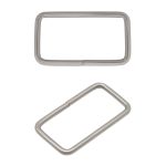 Рамка прямоугольная металл 40х3 мм, чер.никель, 100 шт