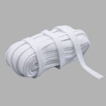 Шнур плоский плетеный х/б ⌀15.0 мм / 20 метров, цв.1 белый