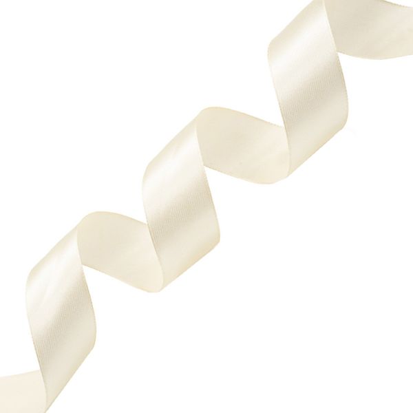 Лента атласная 1-сторонняя 25.0 мм / 22.86±1 метров, 051 ванильный, Globus