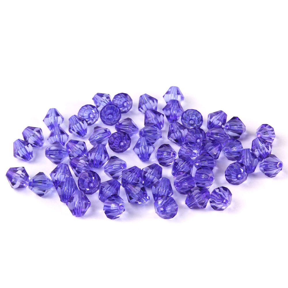 Бусины акрил ⌀10 мм, 25 г, ромбовидные, Astra&Craft, 30