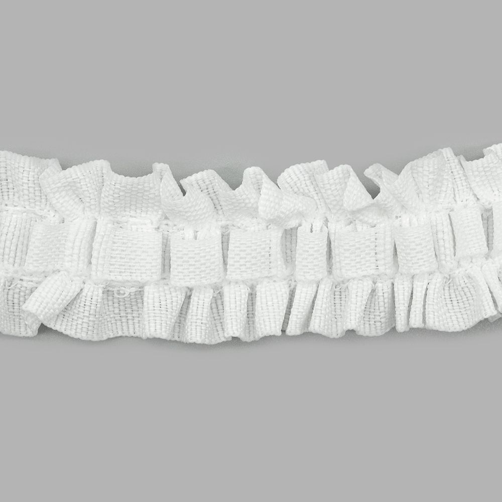 Лента (тесьма) шторная: сборка нефиксированная 30 мм / 100 метров