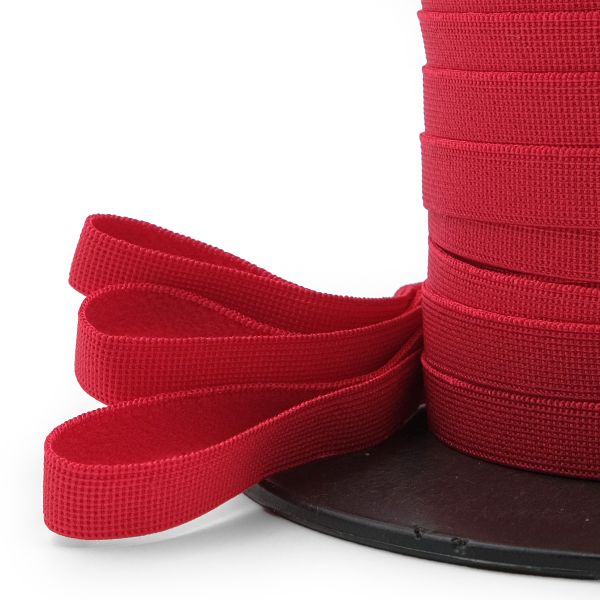 Резинка бельевая (бретелечная) матовая 8.0 мм / 50 метров, красный, (МL195.008)