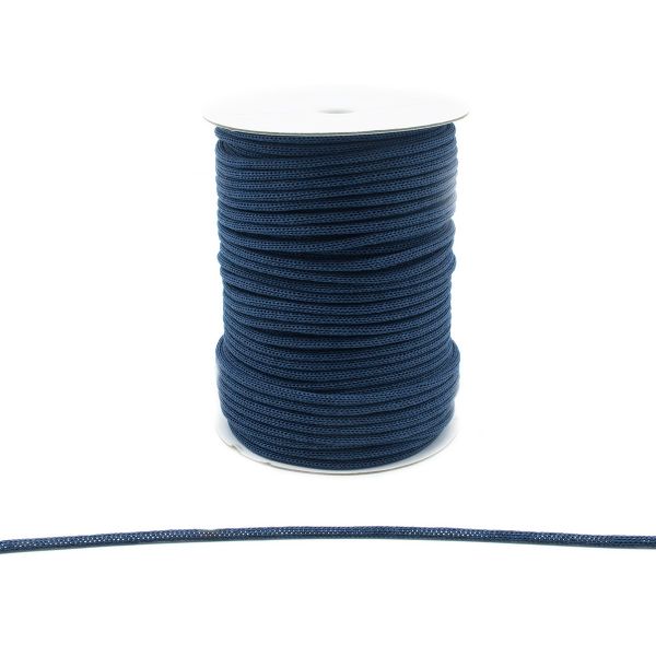Шнур бумажный для крафт-пакетов ⌀5.0 мм, 100 м, PR010 синий