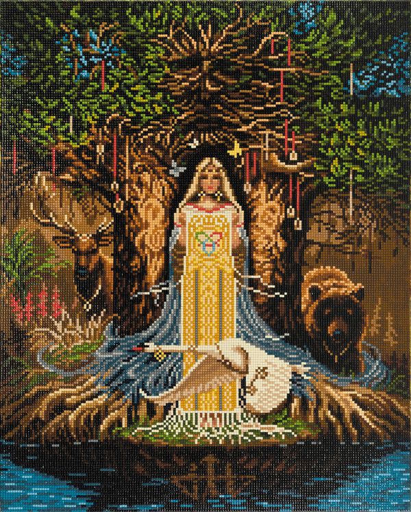 Алмазная (кристальная) мозаика Фрея, на подрамнике Веда, 40х50 см