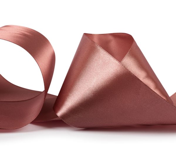 Лента атласная 1-сторонняя 75.0 мм / 33±2 метра, 147 грязно-розовый, Gamma